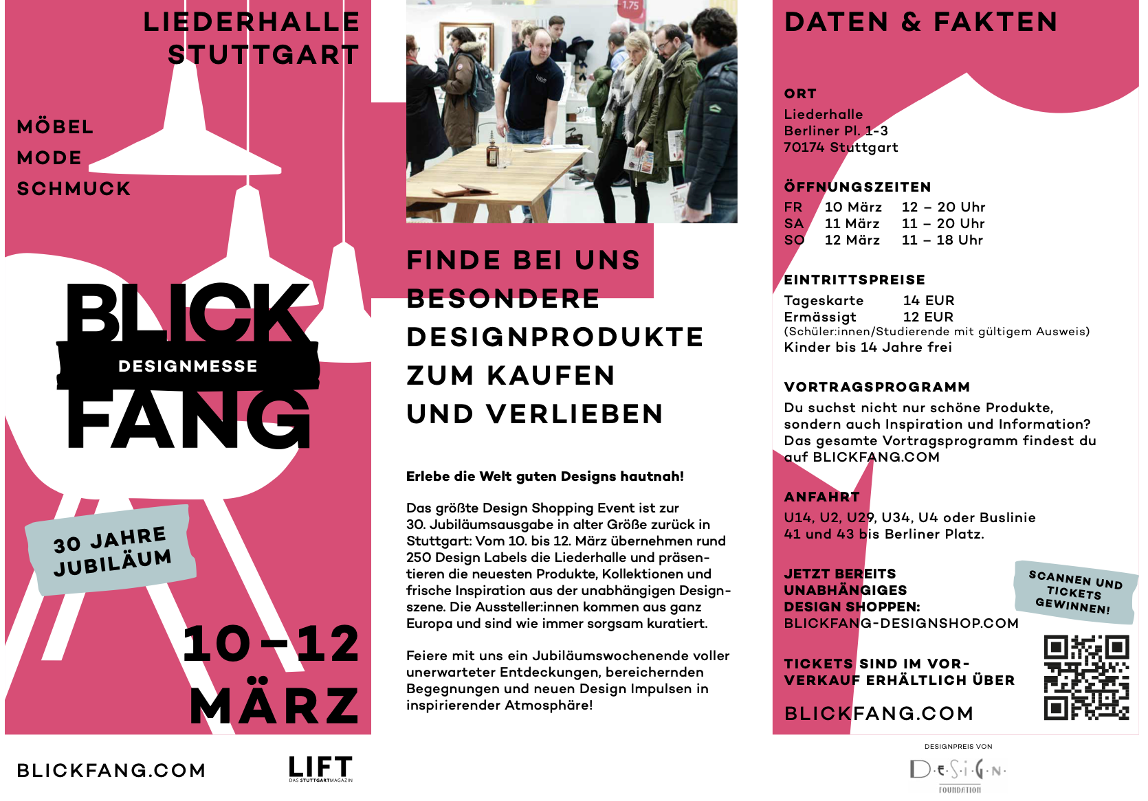 LebenswerkeTEAM bei der Blickfang Designmesse in Stuttgart.