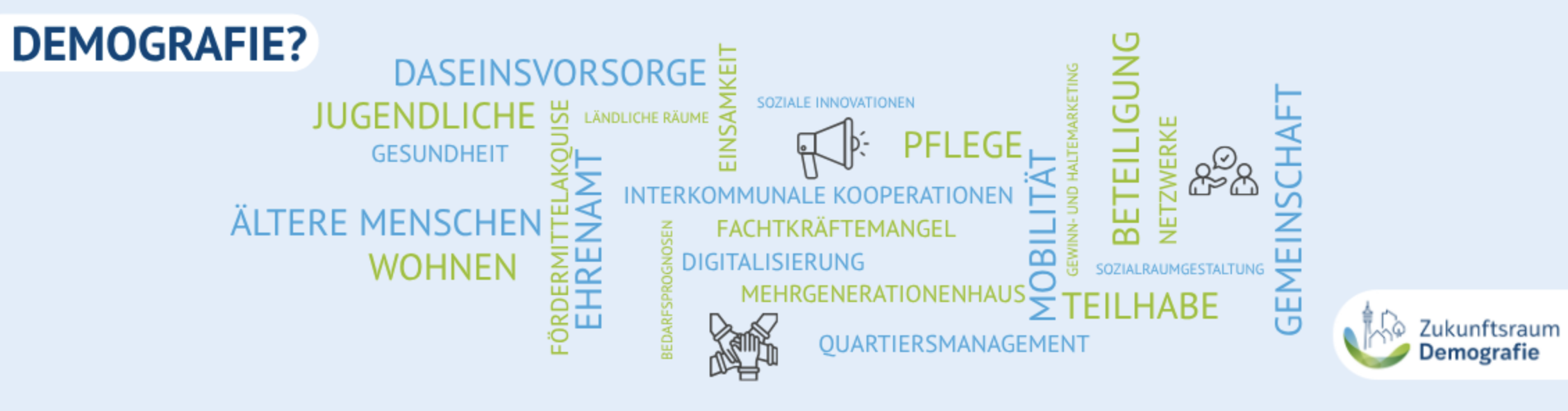 Herzliche Einladung zum Bundesweiten Netzwerktreffen Zukunftsraum Demografie.